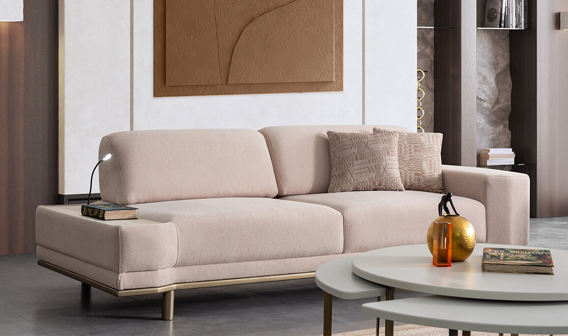 Pamukkale Sehpalı Üçlü Koltuk - 2