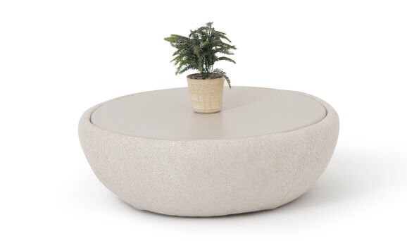 Panermo Gri Puflu Orta Sehpa - 2