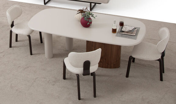 Panermo Kumtaşı Yemek Masası - 1