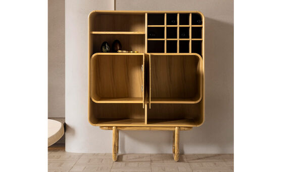 Panermo Meşe Vitrin - (1)