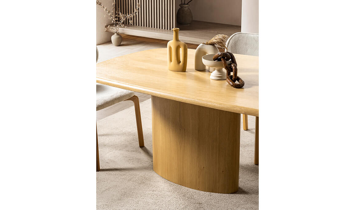 Panermo Meşe Yemek Masası