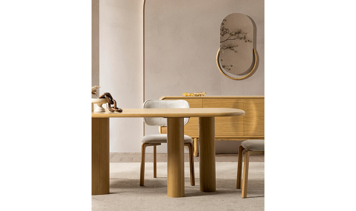 Panermo Meşe Yemek Masası - 6