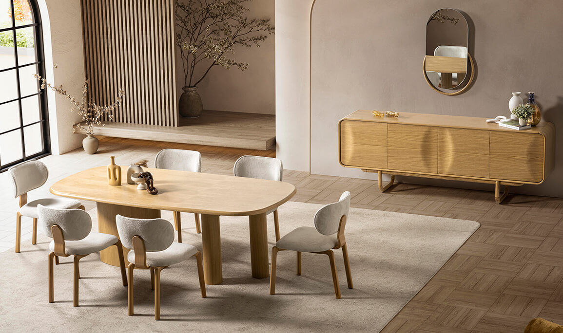 Panermo Meşe Yemek Odası - 4