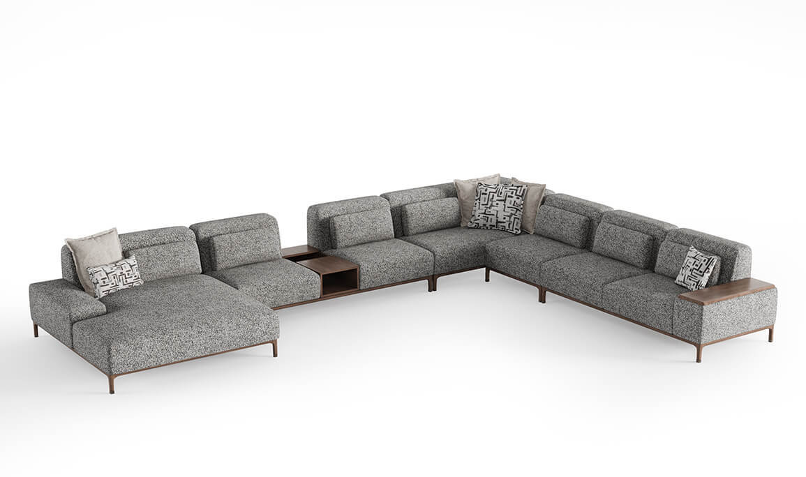 Pars U Köşe Takımı Gri - 5