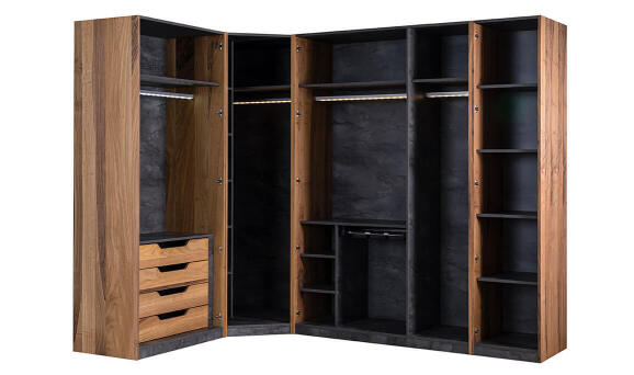 Piramit Köşe Gardırop - 2