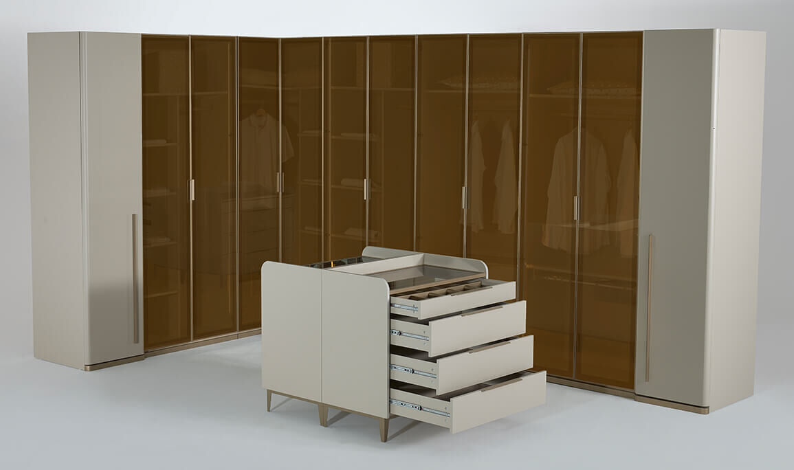 Prada 12 Kapılı Köşe Gardırop - 