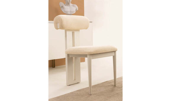 Puffy Krem Sandalye - 1