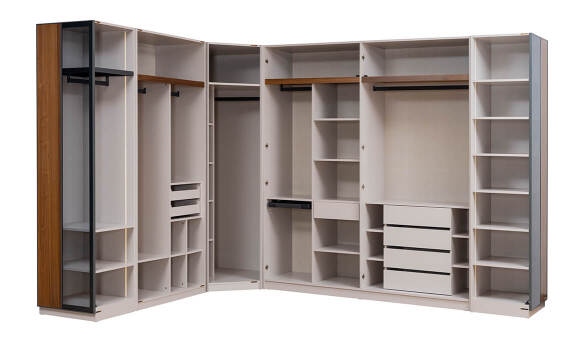 Ravon 9 Kapılı Köşe Gardırop - 5