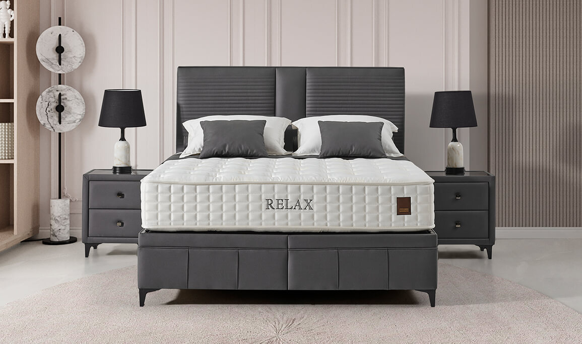 Relax Angel Baza Başlık Yatak Seti