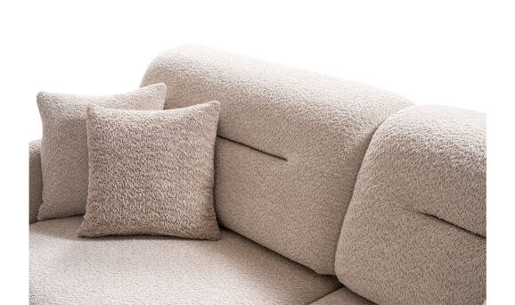 Riva Beyaz Üçlü Koltuk - 10