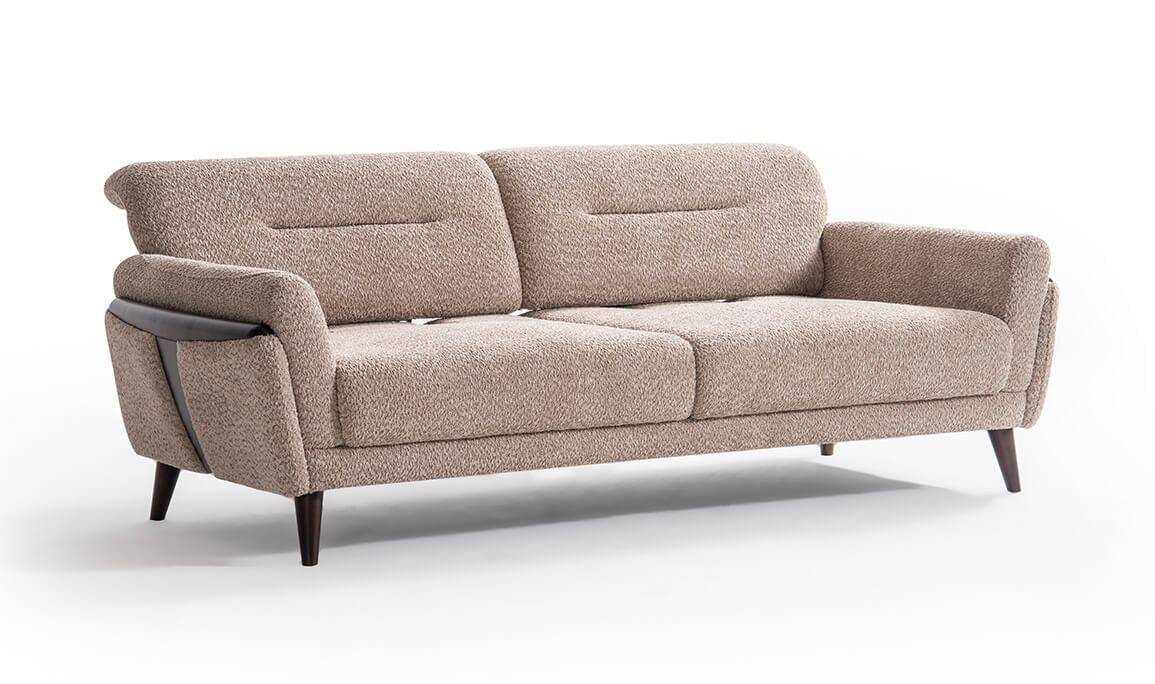 Riva Kahverengi Üçlü Koltuk - 8