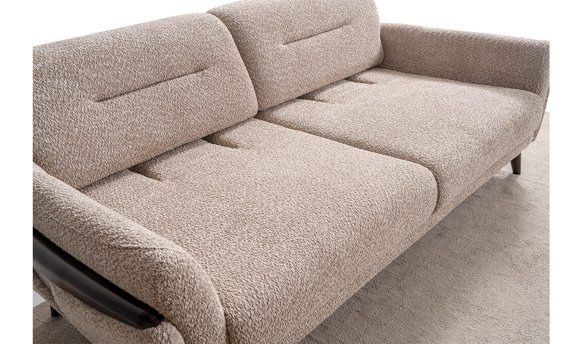 Riva Kahverengi Üçlü Koltuk - 11