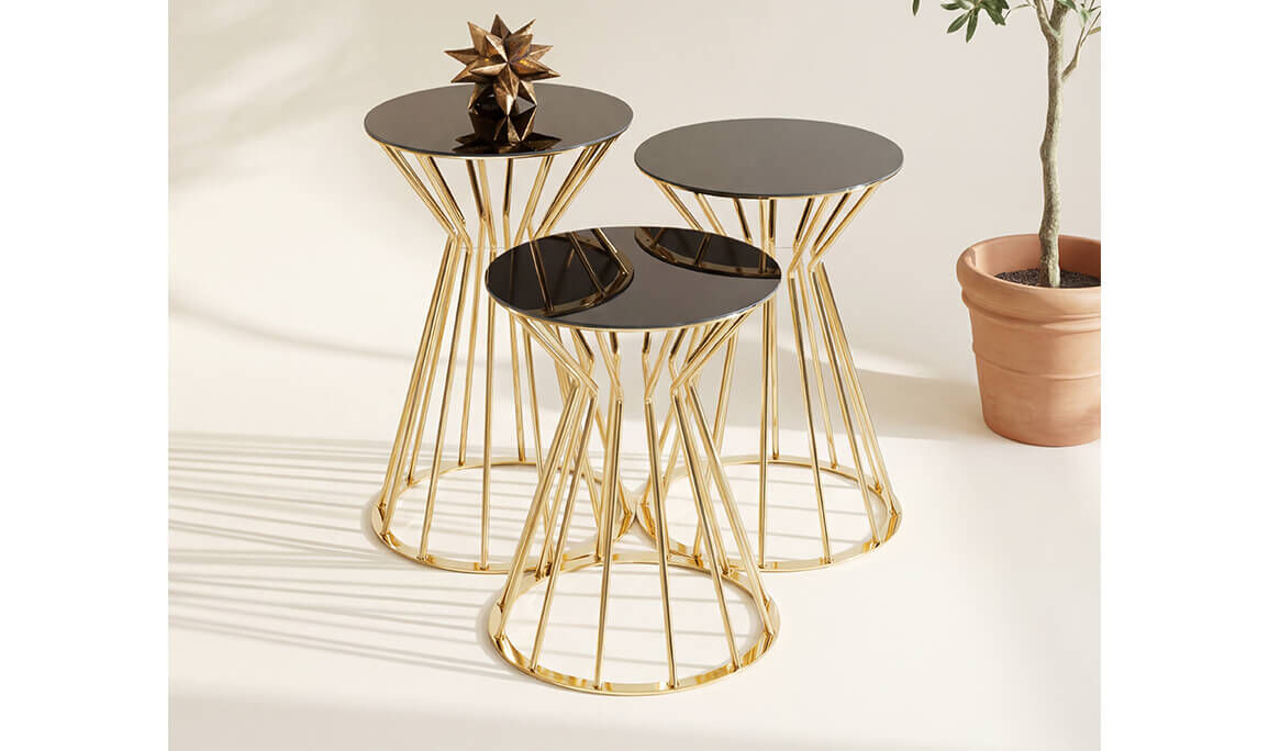 Roma Zigon Sehpa Gold