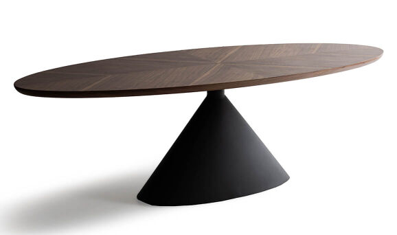 Rosso Ceviz Siyah Yemek Masası - 1