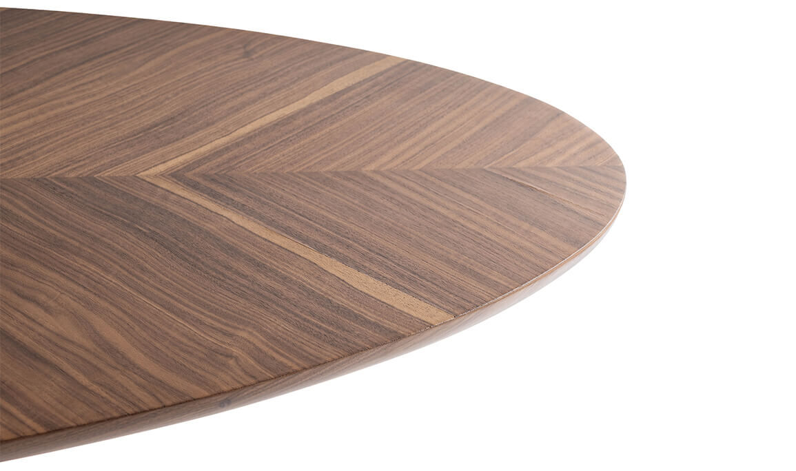 Rosso Ceviz Siyah Yemek Masası - 5