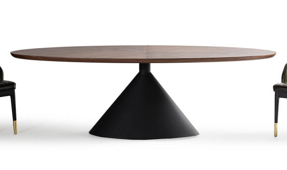 Rosso Ceviz Siyah Yemek Masası - 3