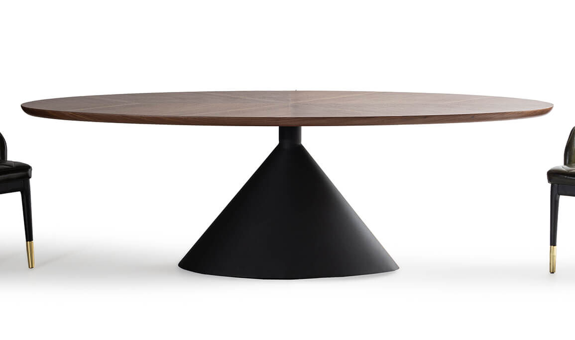 Rosso Ceviz Siyah Yemek Masası - 3