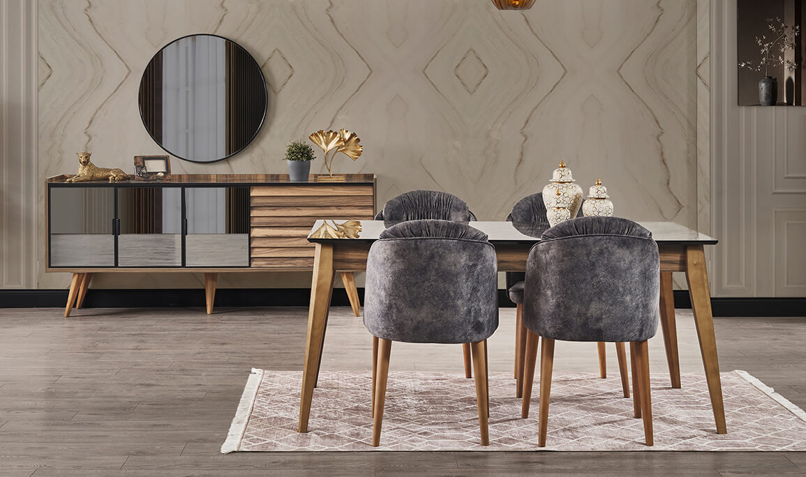 Sahra Ceviz Yemek Odası - 3
