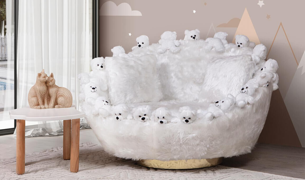 Santra Ayıcıklı Döner Berjer - 1