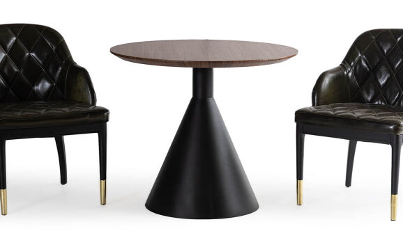 Sasa Ceviz Siyah Mutfak Masası - 1