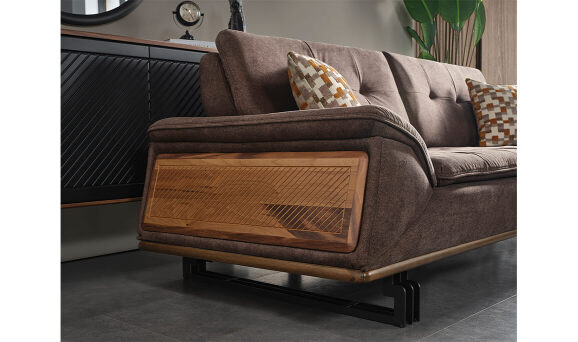 Sento Üçlü Koltuk Kahve - 4