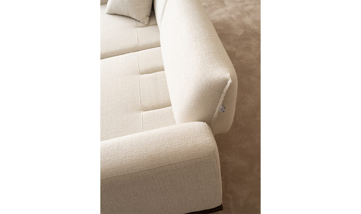 Sofia Krem Üçlü Koltuk - 17