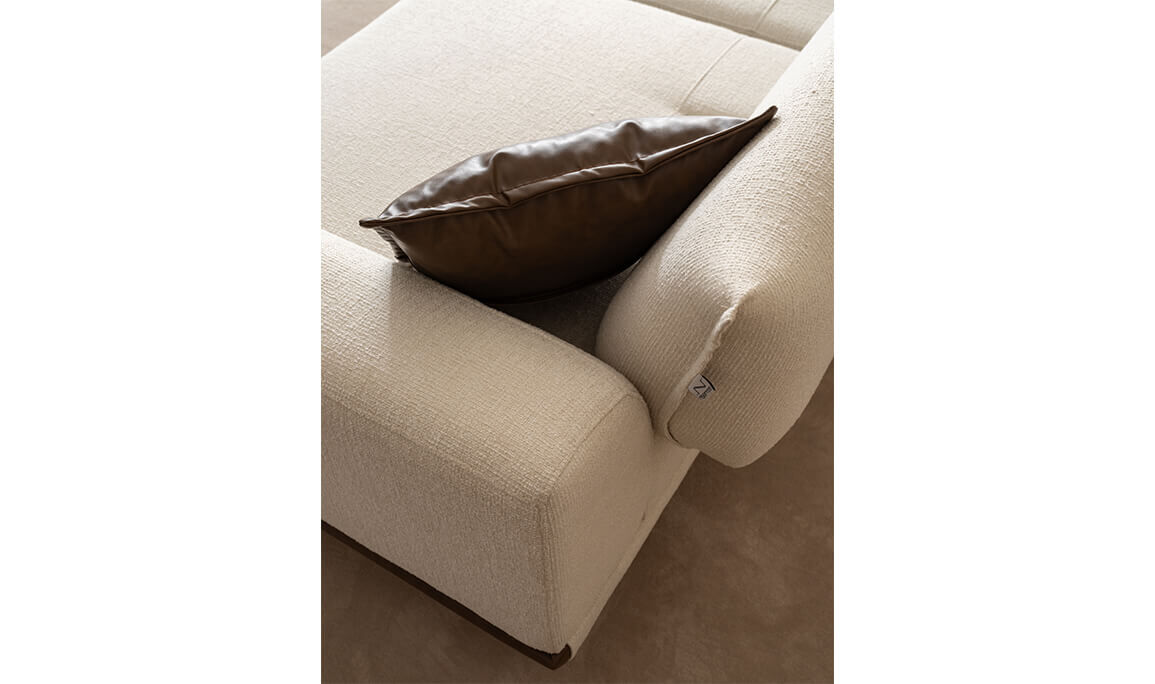 Sofia Krem Üçlü Koltuk - 18