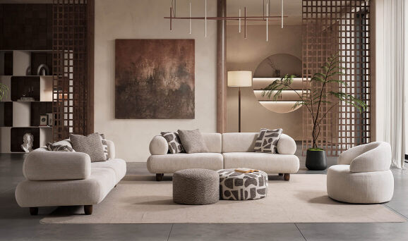 Soho Walnut Koltuk Takımı - 2