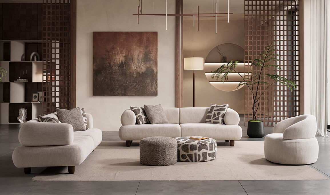 Soho Walnut Koltuk Takımı - 2