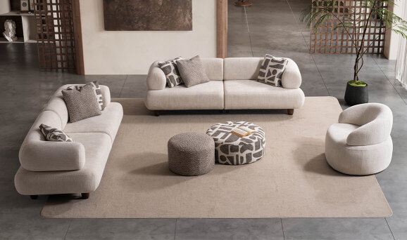 Soho Walnut Koltuk Takımı - 3