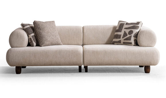 Soho Walnut Üçlü Koltuk - 3