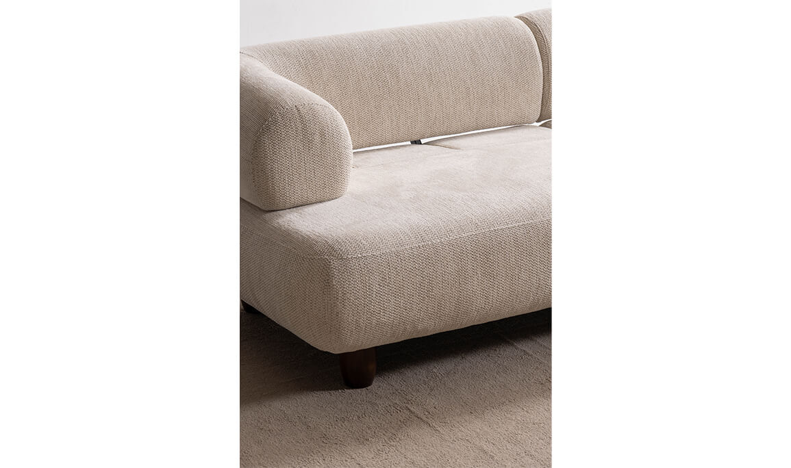 Soho Walnut Üçlü Koltuk - 8