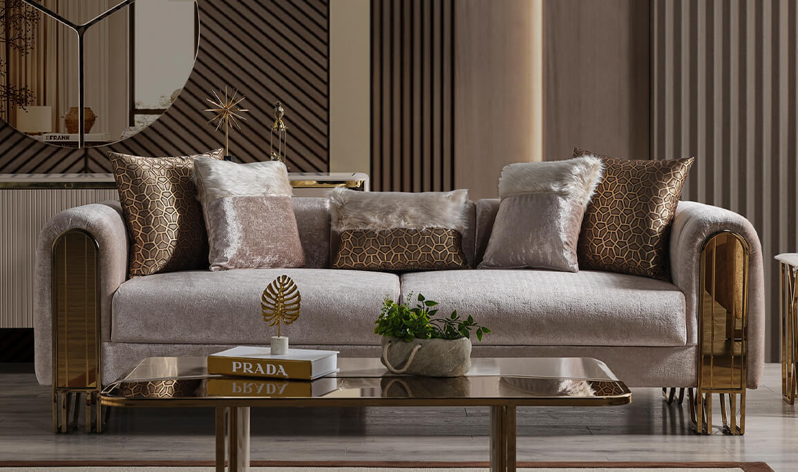 Solo Gold Koltuk Takımı Outlet