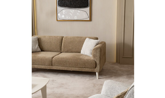 Sosa Kahverengi Üçlü Koltuk - 8