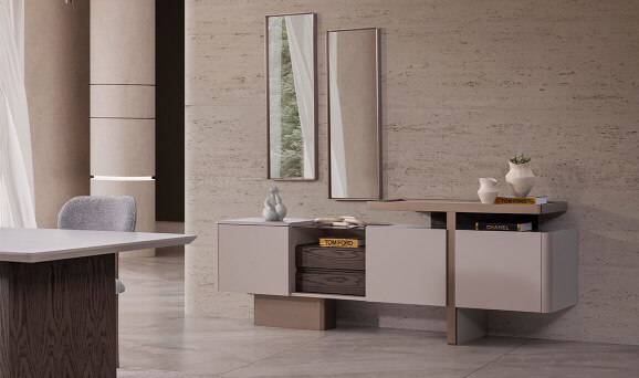Tianji Yemek Odası Krem - 5