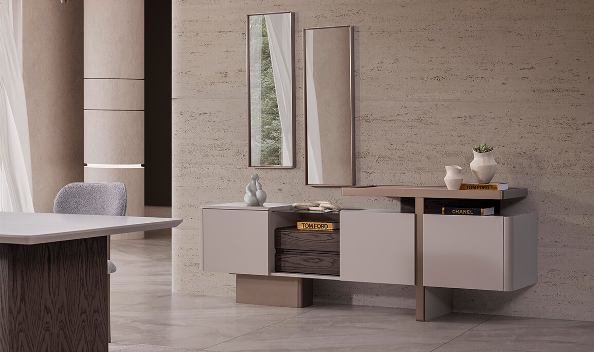 Tianji Yemek Odası Krem - 5