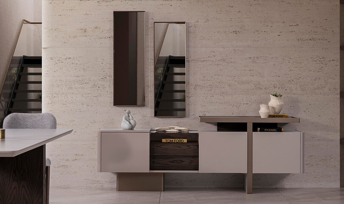 Tianji Yemek Odası Krem - 11