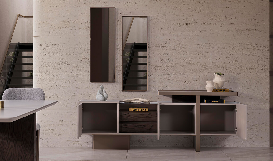 Tianji Yemek Odası Krem - 12