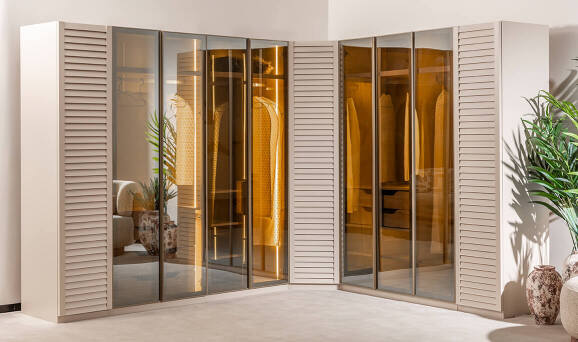 Tina 10 Kapılı Köşe Gardırop - 1