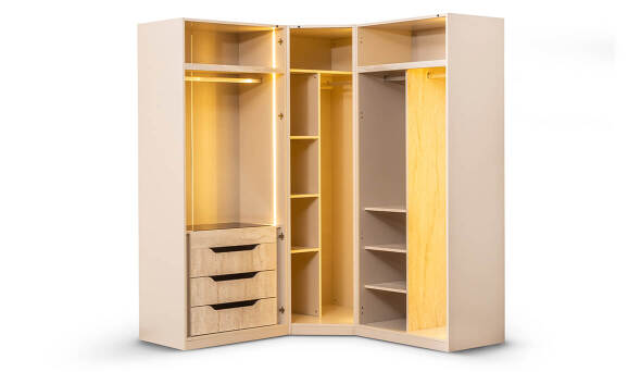 Tina 5 Kapılı Köşe Gardırop - 3