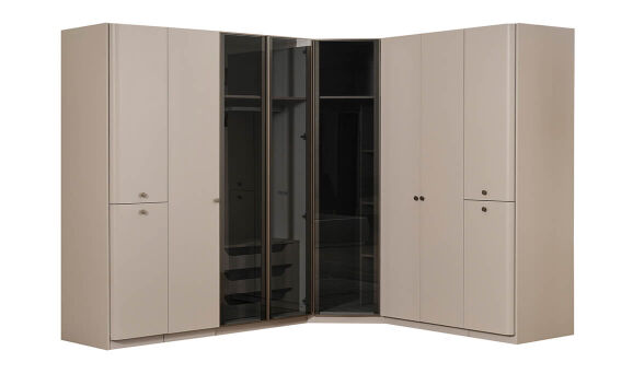 Truva 8 Kapılı Köşe Gardırop - (1)