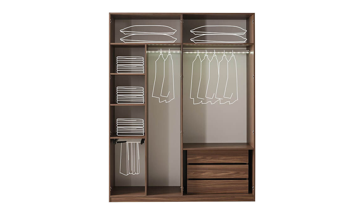 Valencia 6 Kapılı Gardırop