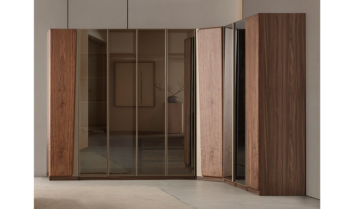 Valencia 9 Kapılı Köşe Gardırop - 