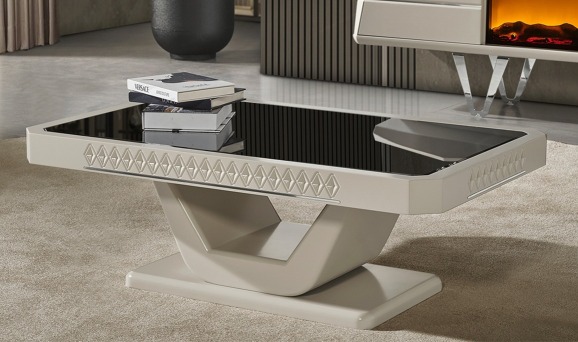 Velar Beyaz Orta Sehpa - 