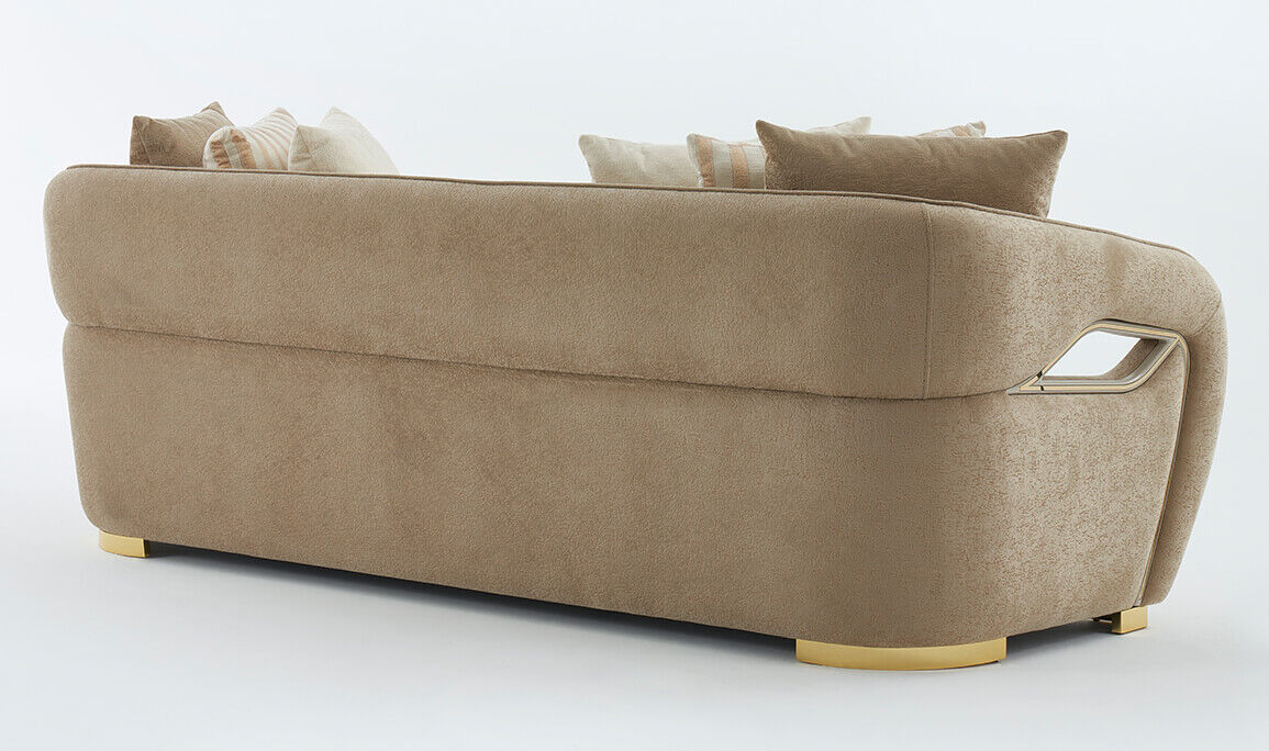 Velmora Üçlü Koltuk Kahve - 6