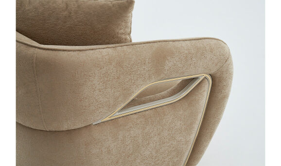 Velmora Üçlü Koltuk Kahve - 9