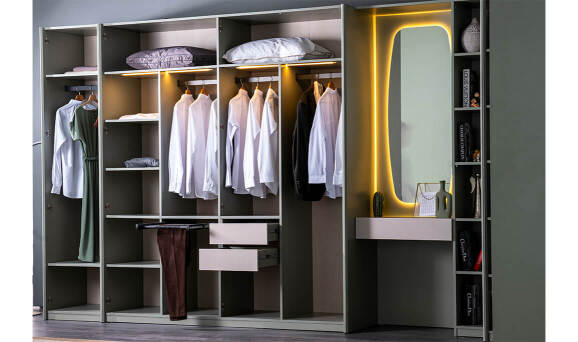 Verde 9 Kapılı Köşe Gardırop - 6