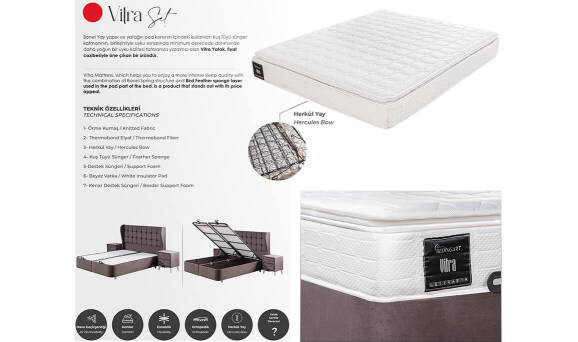 Vitra Ortopedik Yaylı Yatak - 2