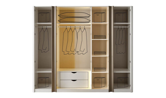 Voyage 6 Kapılı Gardırop - 3