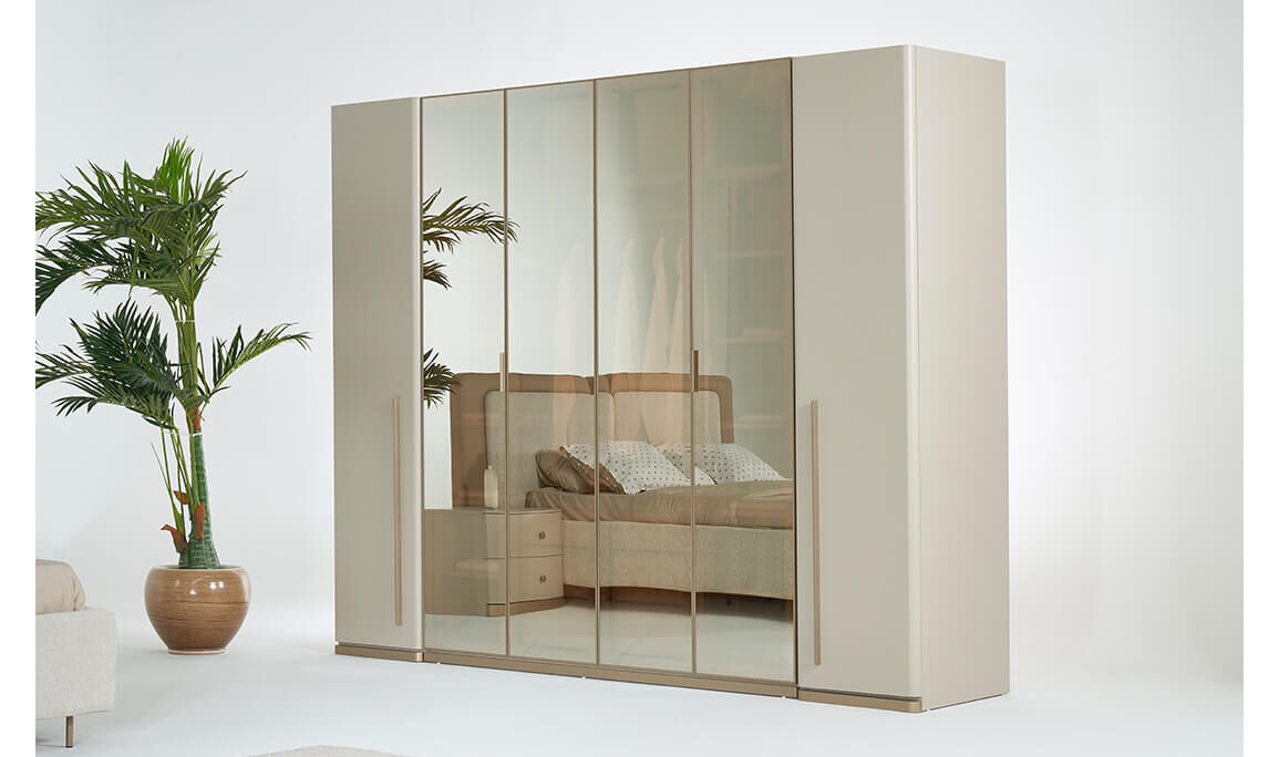 Wood 6 Kapılı Gardırop V2 - 